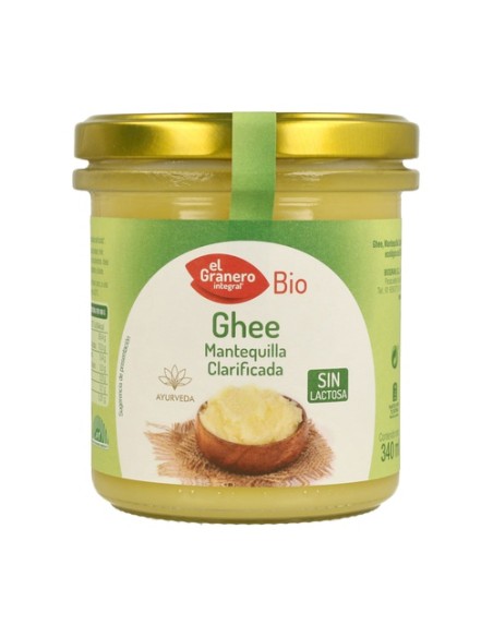 Ghee mantequilla clarificada 340 ml El Granero Integral