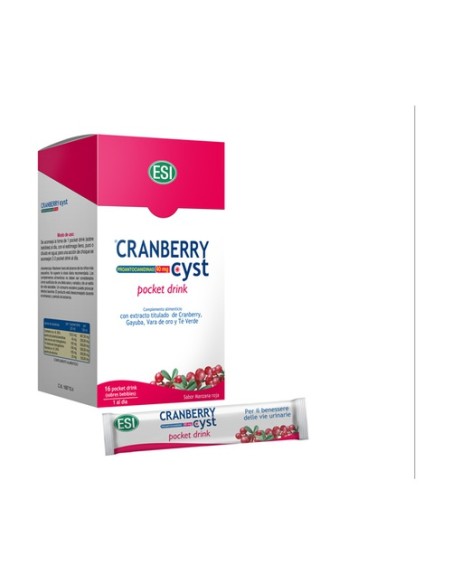 Cranberry cyst pocket drink 16 sobres ESI