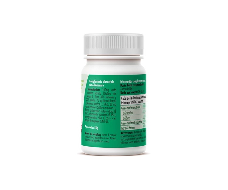 Cardo mariano 100 comprimidos de 500mg GHF