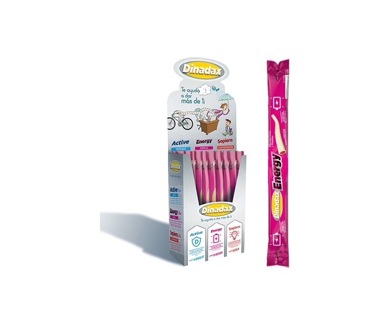 Dinadax energy expositor fresa 60 barritas Pharmadiet