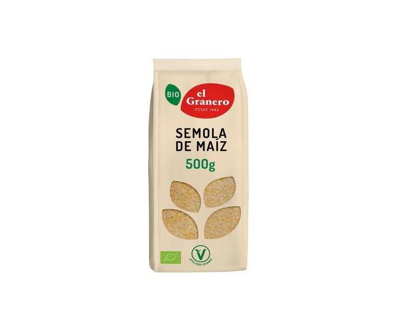 Sémola Maïz Integral Bio 500 g El Granero Integral
