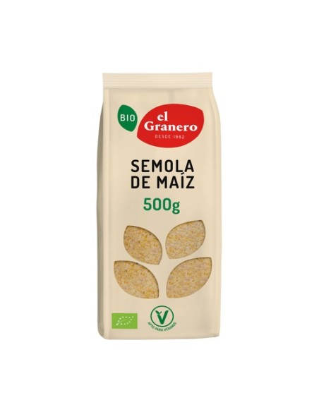 Sémola Maïz Integral Bio 500 g El Granero Integral