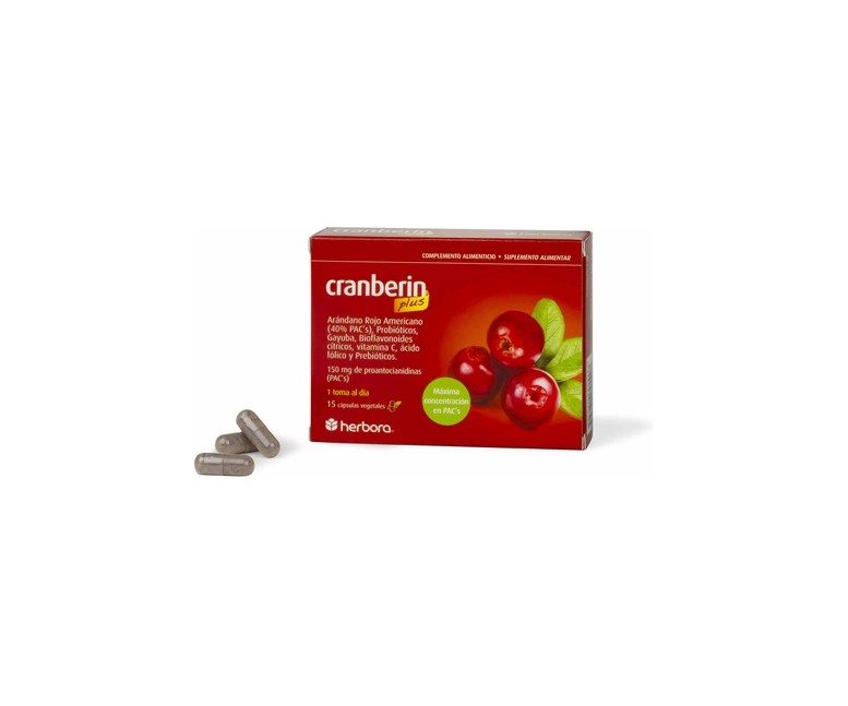 Cranberin plus 15 cápsulas Herbora
