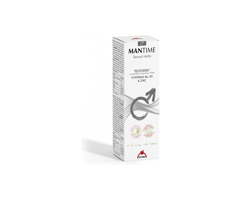 Mantime libido hombres 60 cápsulas de 1400mg Intersa