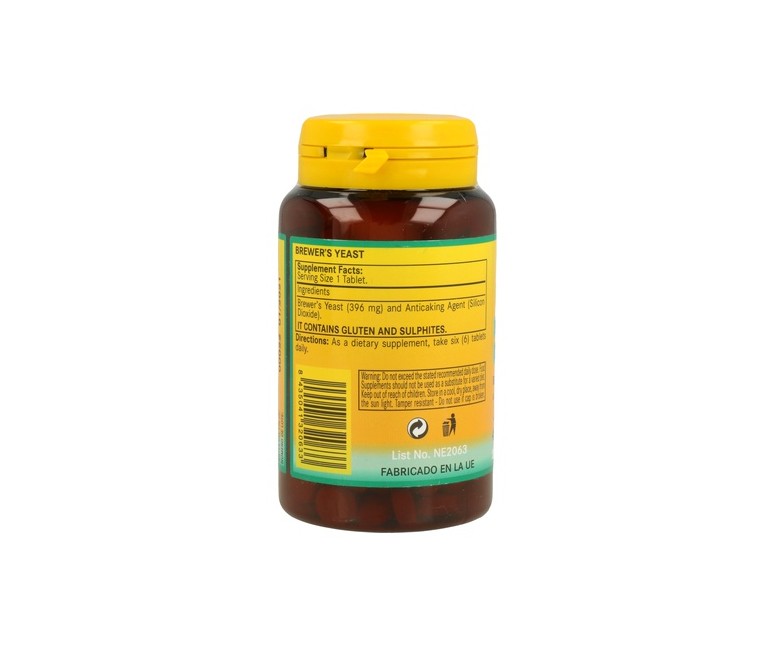 Levadura de Cerveza 250 comprimidos de 400mg Nature Essential