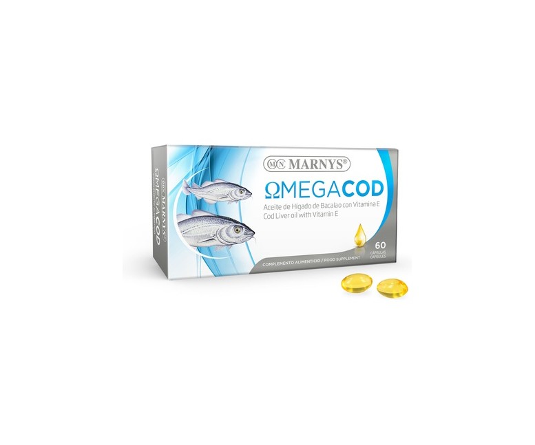 Omega Cod (Aceite de Hígado de Bacalao) 60 cápsulas MARNYS®