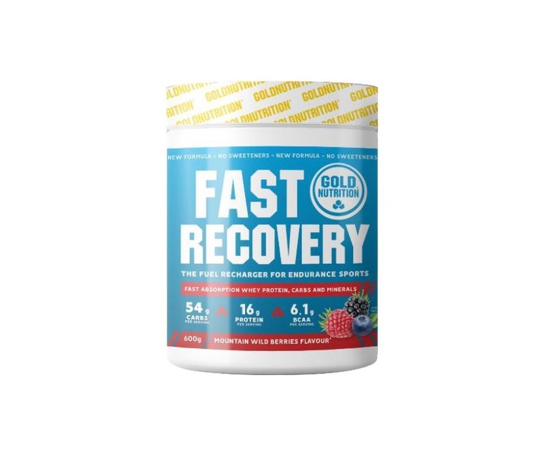 Fast Recovery (Sabor Frutos del Bosque) 600 g de polvo Gold Nutrition