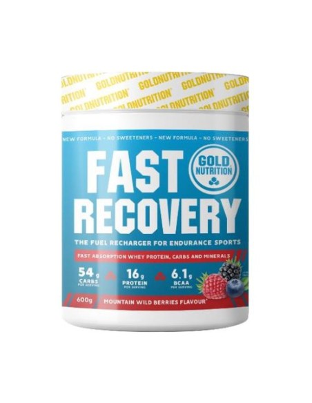 Fast Recovery (Sabor Frutos del Bosque) 600 g de polvo Gold Nutrition