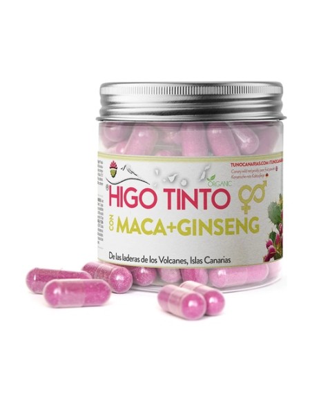 Cápsulas de higo tinto con maca y ginseng 90 cápsulas Higo Tinto