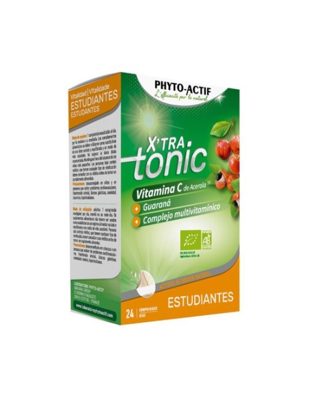 X'tra Tonic Estudiantes 24 comprimidos masticables Phyto actif