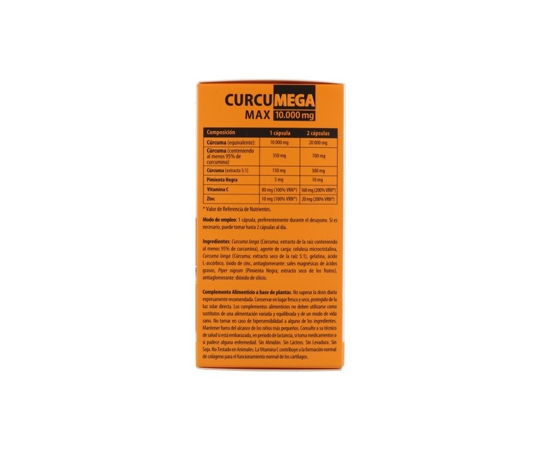 Cúrcumax complex 10.000 mg 60 cápsulas Dietmed