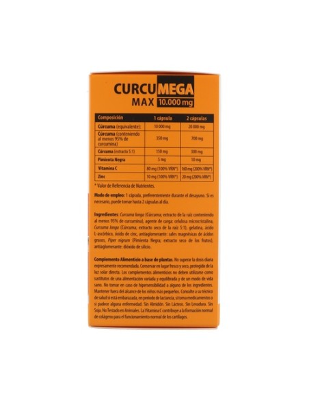 Cúrcumax complex 10.000 mg 60 cápsulas Dietmed