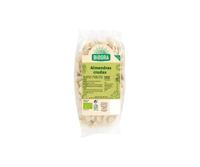Almendras Crudas Peladas Eco 200 g Biográ