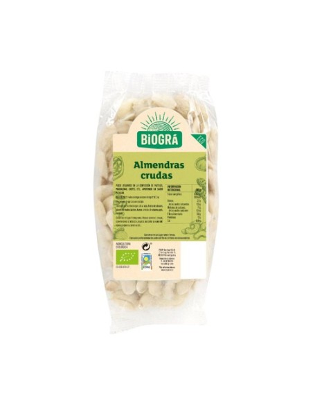 Almendras Crudas Peladas Eco 200 g Biográ