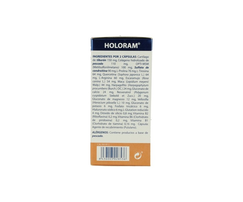 Holoram Artigen 60 cápsulas de 560mg Equisalud