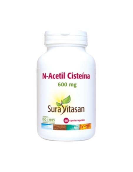 N-Acetil-Cisteína 60 cápsulas vegetales Sura Vitasan