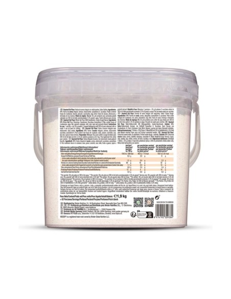 Harina de avena integral instantánea de galleta 1,9 kg de polvo (Galleta) Weider