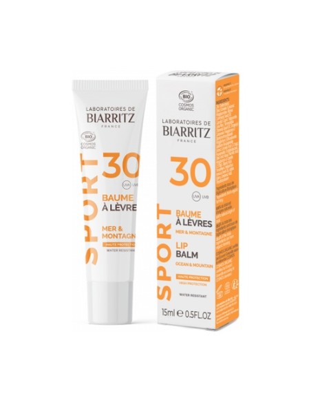 Bálsamo labial SPF30 mar y montaña sport 15 ml Laboratoires de Biarritz