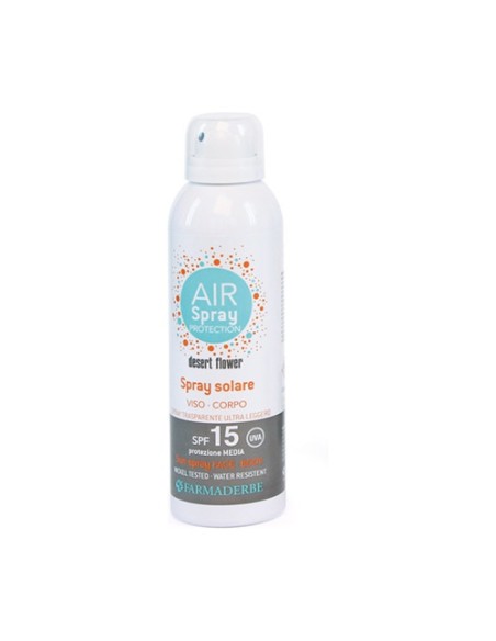 Spray solar cara y cuerpo Desert Flower SPF15 150 ml Farmaderbe