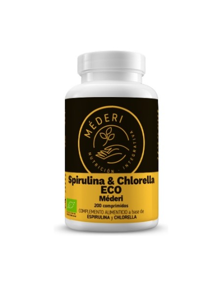 Spirulina & chlorella eco 200 comprimidos Méderi