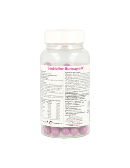 Simbioline Quemagrasas 60 cápsulas Mundonatural