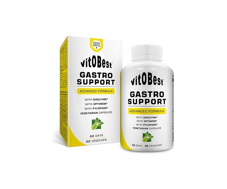 Gastro support enzimas digestivas 60 cápsulas vegetales VIT.O.BEST