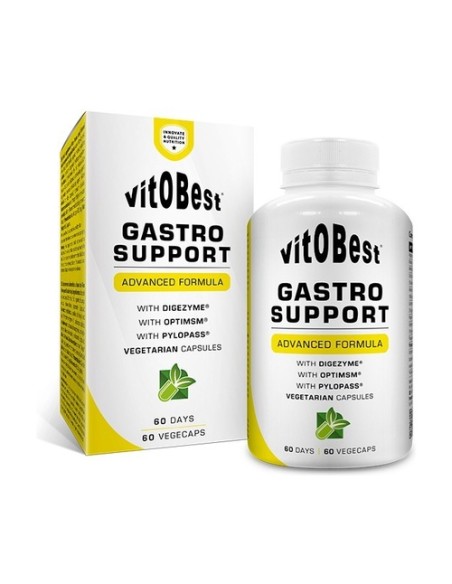 Gastro support enzimas digestivas 60 cápsulas vegetales VIT.O.BEST