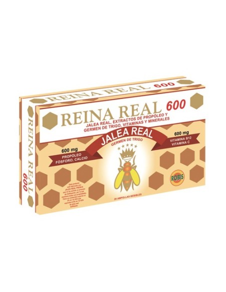 Jalea Reina Real 20 ampollas de 600mg Robis