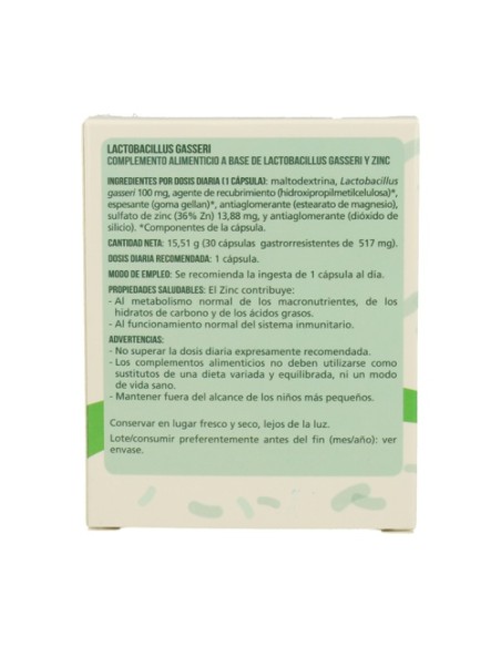 Lactobacillus Gasseri 30 cápsulas Naturlider