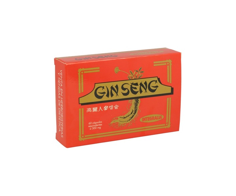 Ginseng Coreano 60 cápsulas de 500mg Integralia