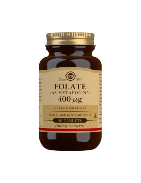 Folato 50 comprimidos (400g) Solgar