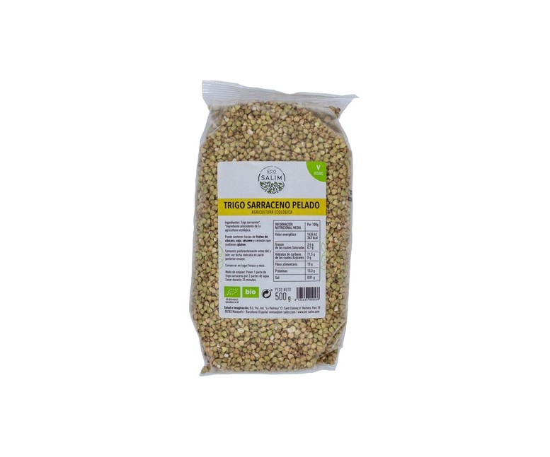 Trigo Sarraceno Pelado Ecológico en Grano 500 g Eco Salim