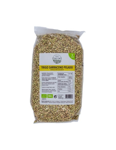 Trigo Sarraceno Pelado Ecológico en Grano 500 g Eco Salim