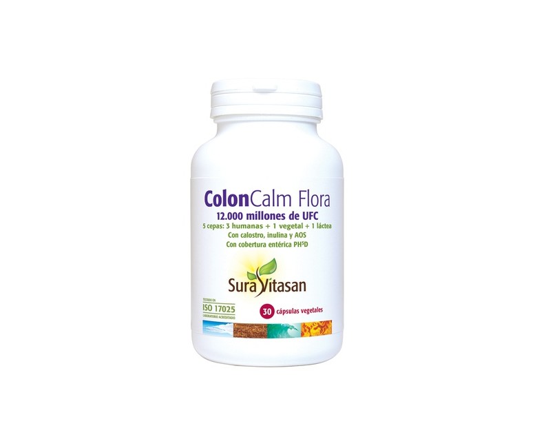 Colon Calm Flora 30 cápsulas vegetales Sura Vitasan