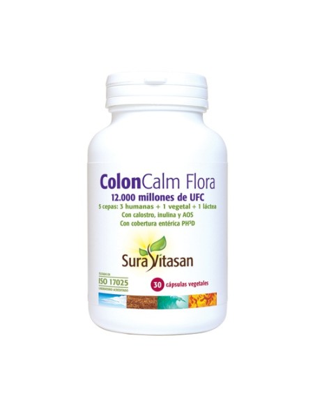 Colon Calm Flora 30 cápsulas vegetales Sura Vitasan