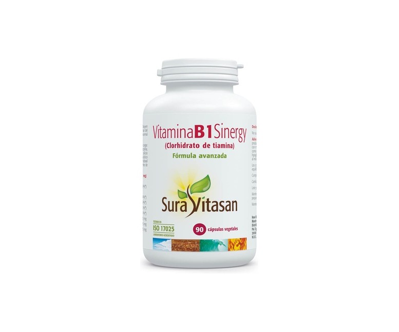 Vitamina B1 Sinergy 90 cápsulas Sura Vitasan