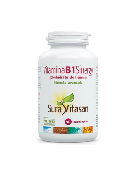 Vitamina B1 Sinergy 90 cápsulas Sura Vitasan