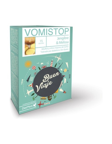 Vomistop 15 cápsulas Dietmed