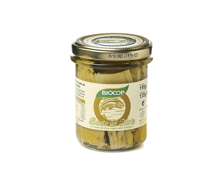 Filetes de bonito del norte 175 g Biocop