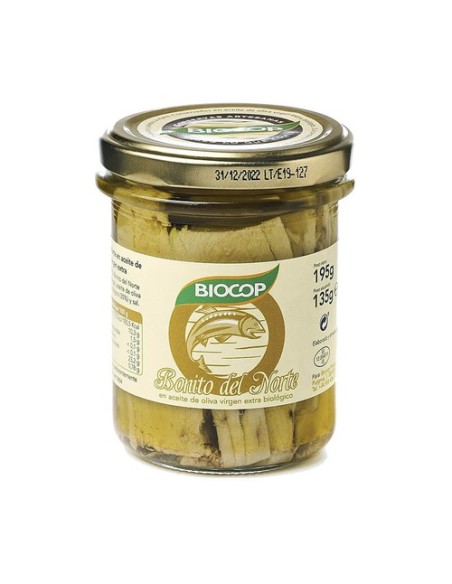 Filetes de bonito del norte 175 g Biocop