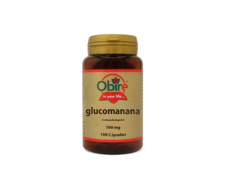 Glucomanana 100 cápsulas de 500mg Obire