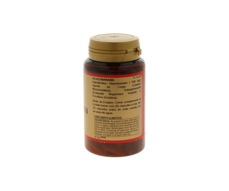 Glucomanana 100 cápsulas de 500mg Obire