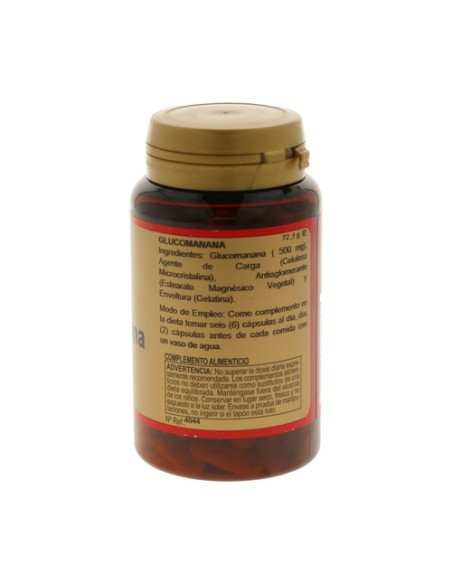 Glucomanana 100 cápsulas de 500mg Obire