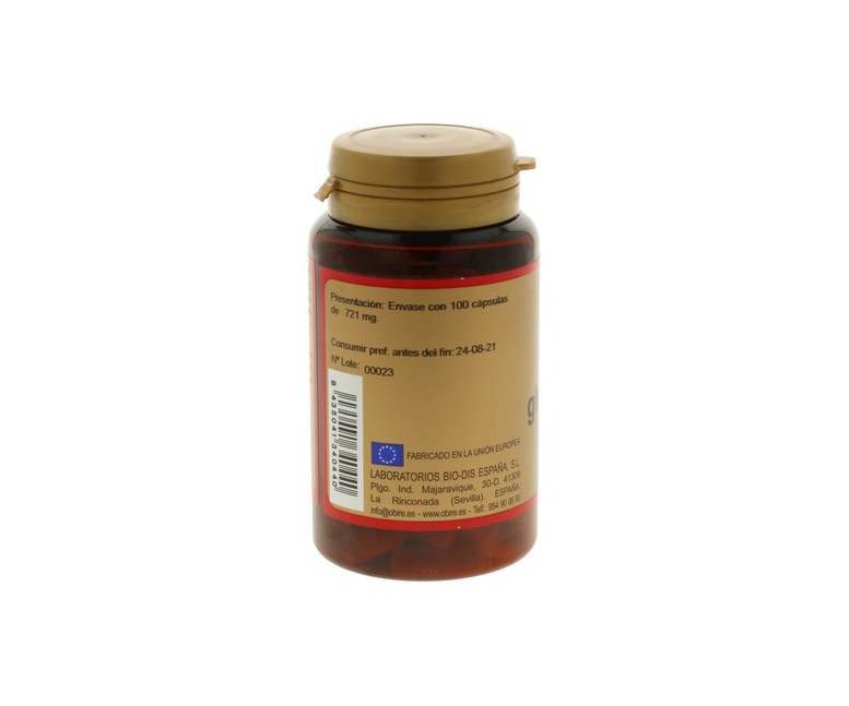 Glucomanana 100 cápsulas de 500mg Obire