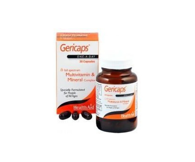 Gericaps Multinutriente 30 cápsulas Health aid