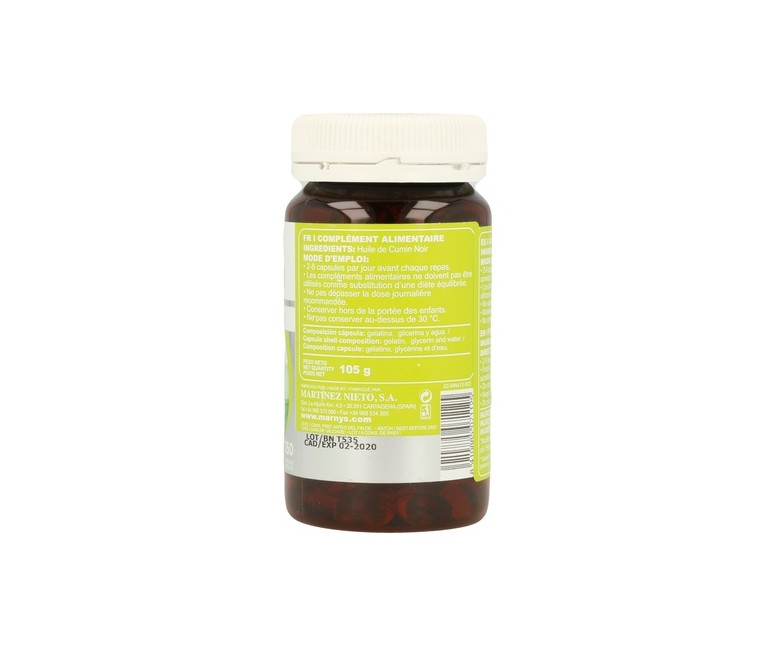 Cuminmar (Comino Negro) 150 cápsulas MARNYS®