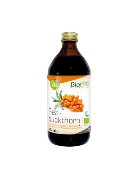 Zumo de espino amarillo Bio 500 ml (Espino amarillo) Biotona