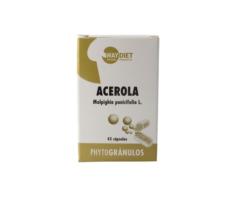 Phytogranulos Acerola Vitamina C 45 cápsulas Waydiet