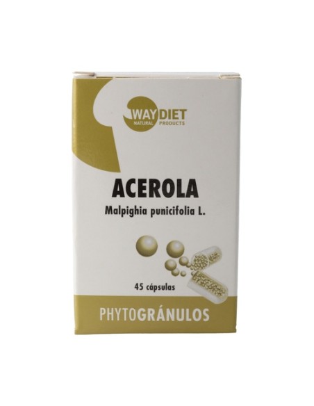 Phytogranulos Acerola Vitamina C 45 cápsulas Waydiet