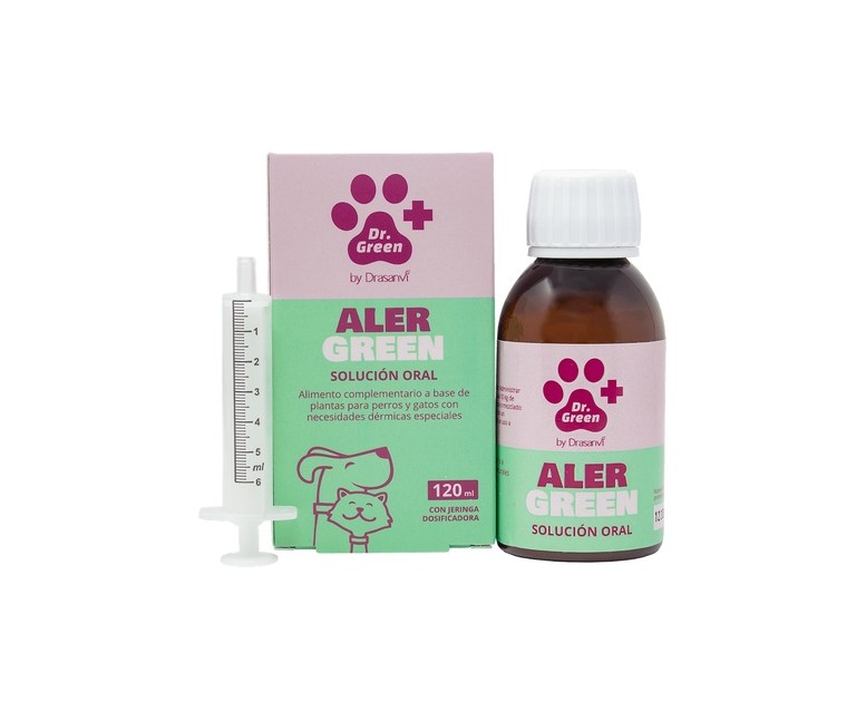 Alergreen solución oral alivio piel perros y gatos 120 ml DR GREEN